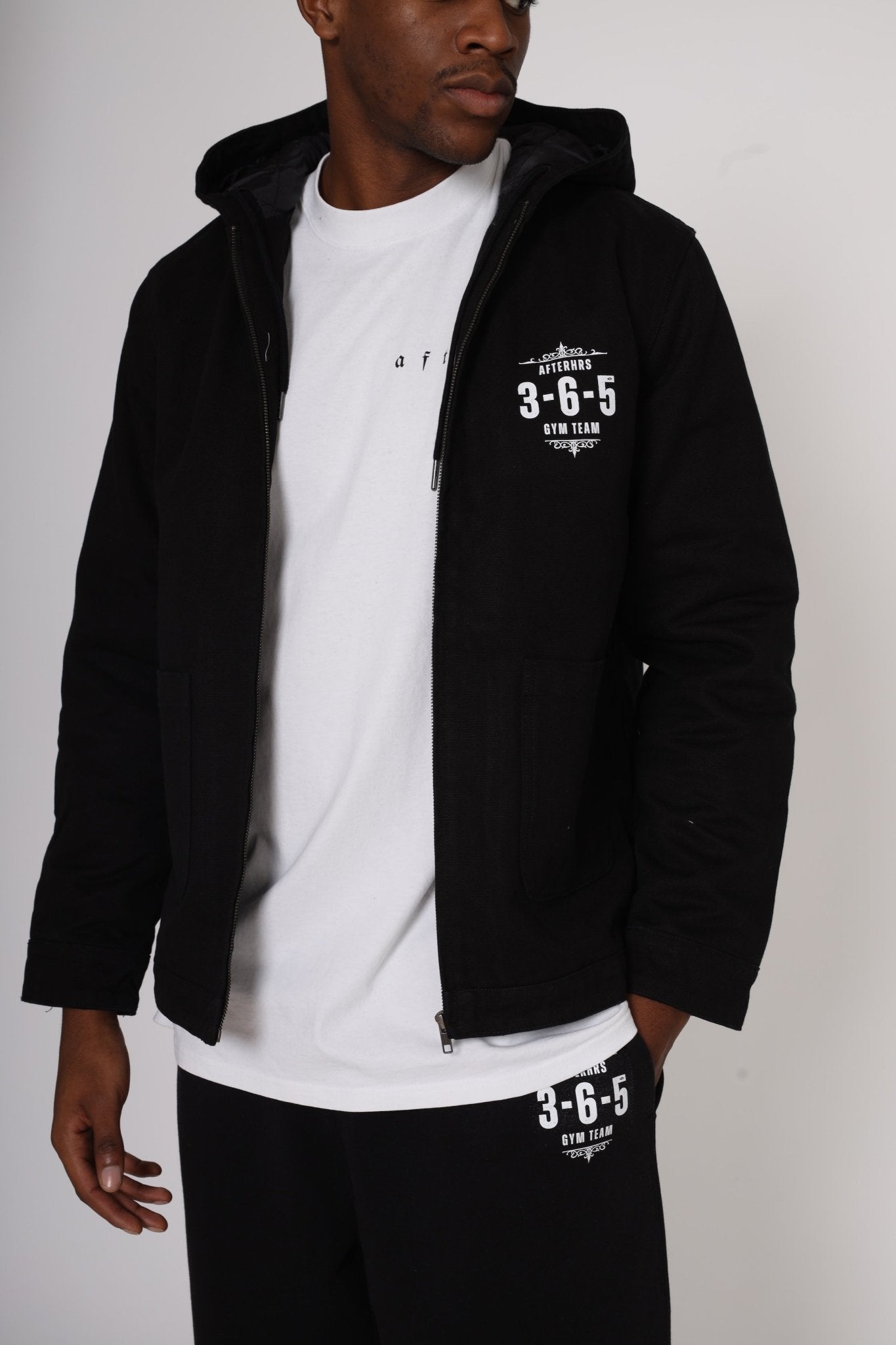 Canvas Hooded Streetwear Jacket