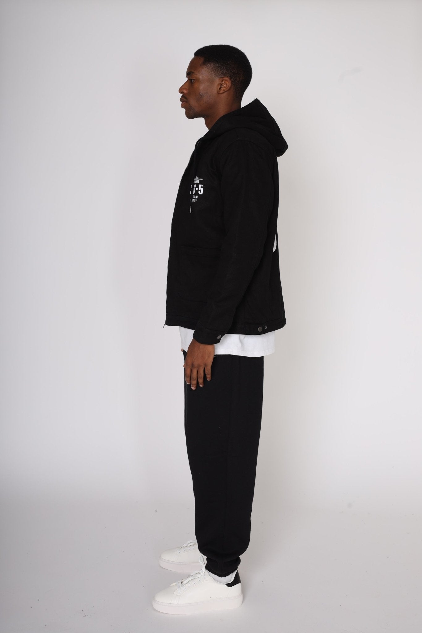 Canvas Hooded Streetwear Jacket