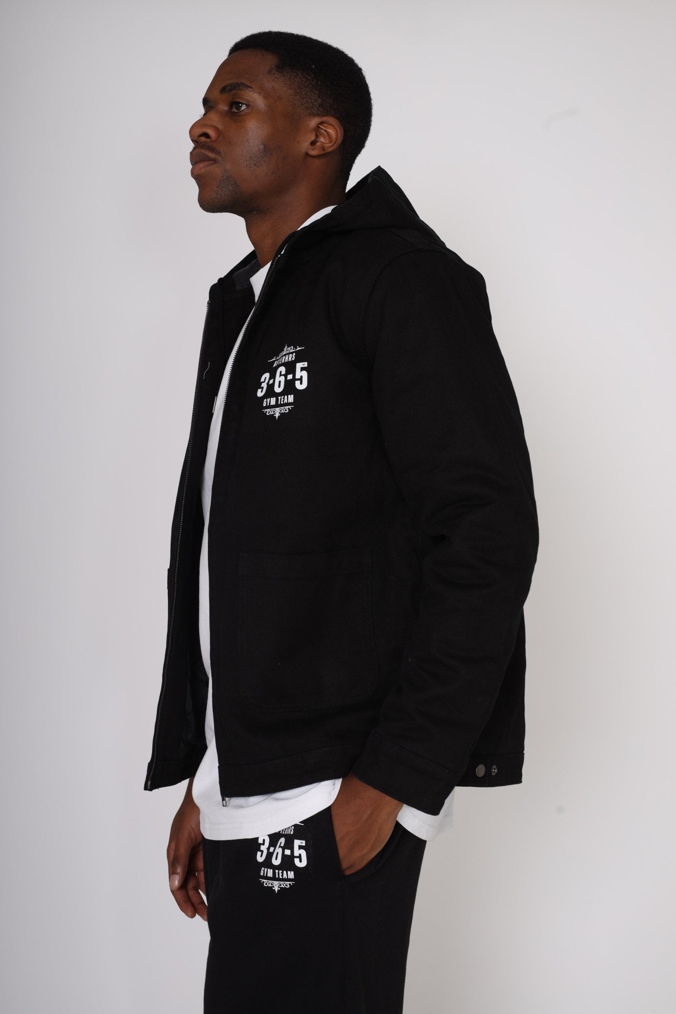 Canvas Hooded Streetwear Jacket