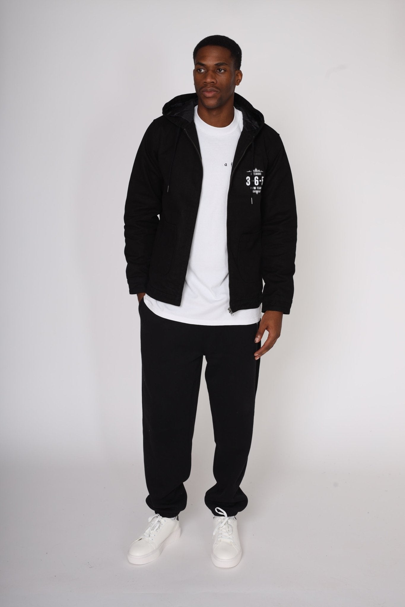 Canvas Hooded Streetwear Jacket