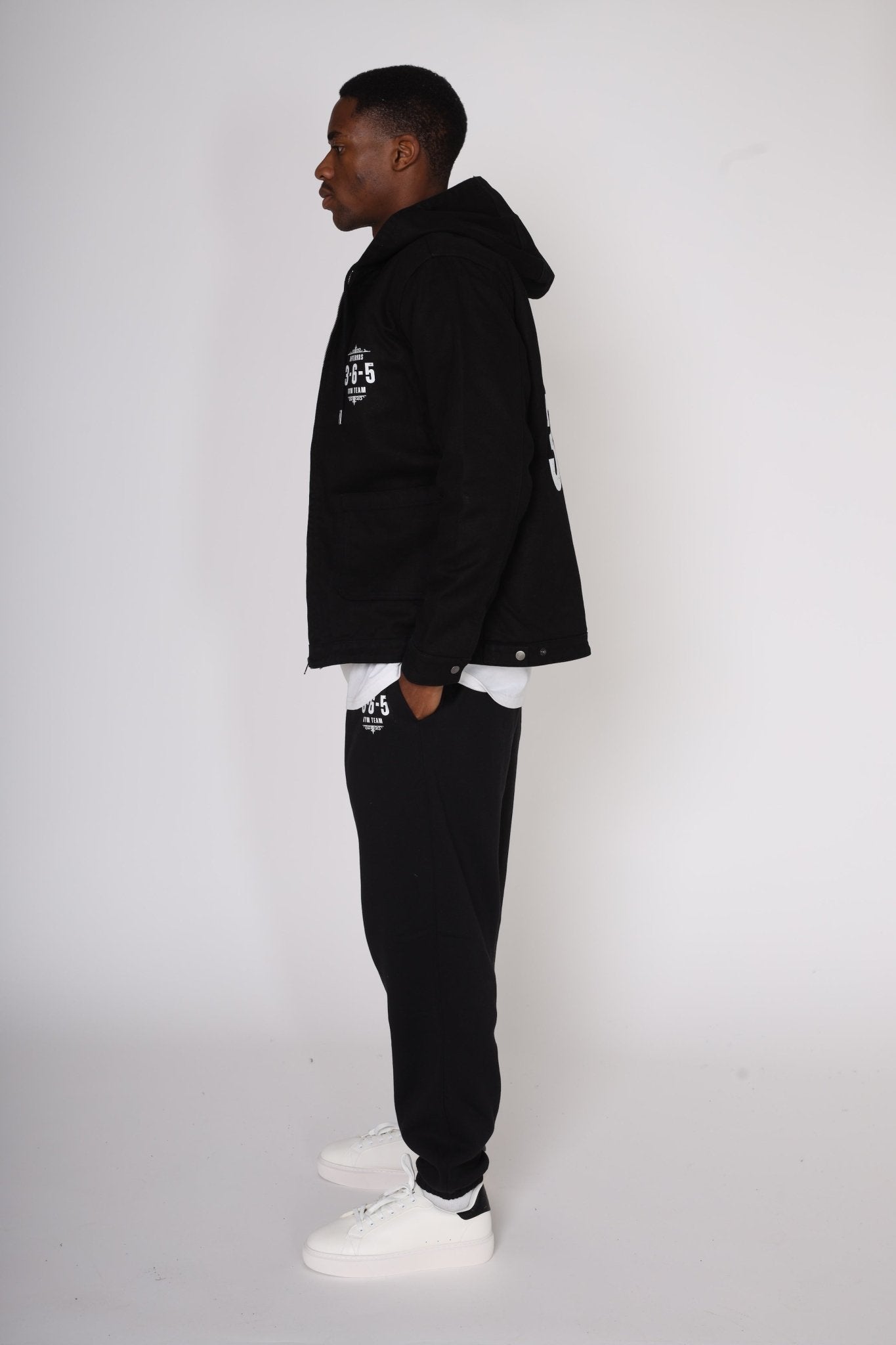 Canvas Hooded Streetwear Jacket