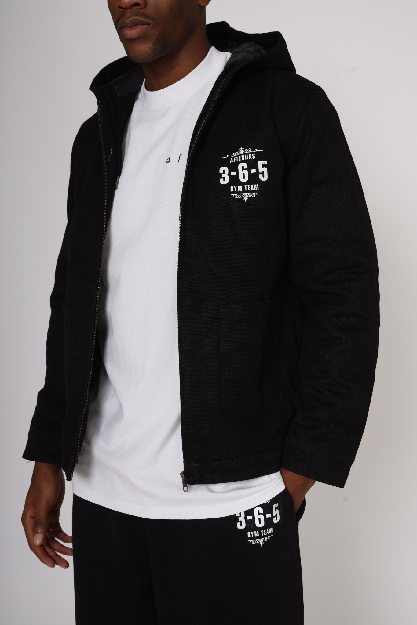 Canvas Hooded Streetwear Jacket