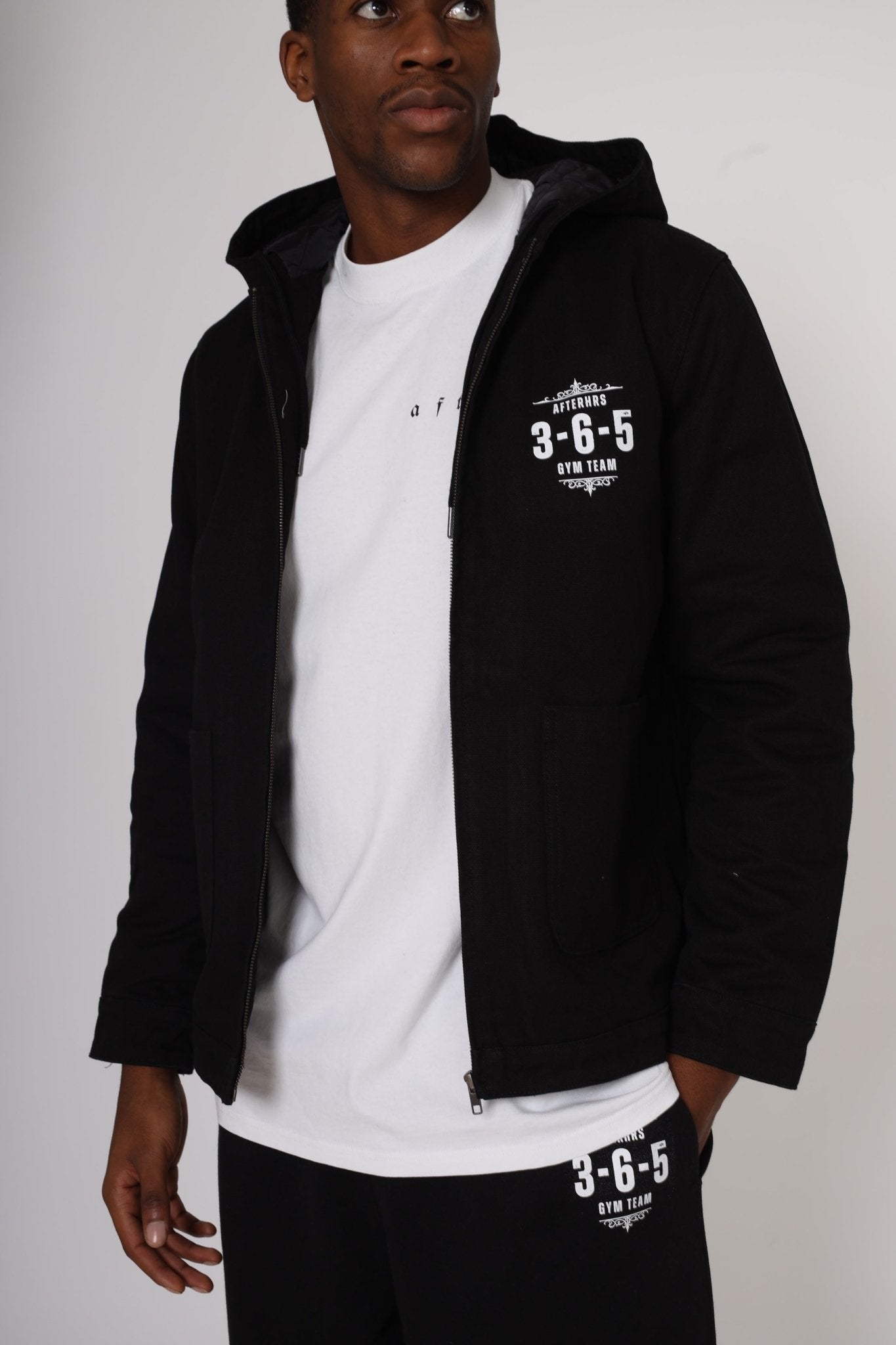 Canvas Hooded Streetwear Jacket