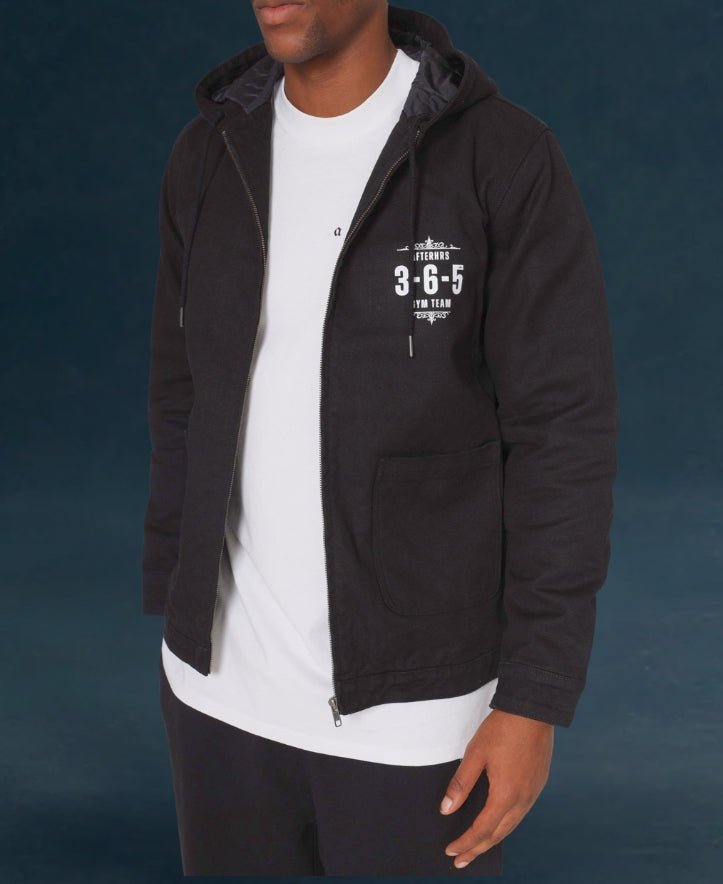 Canvas Hooded Streetwear Jacket