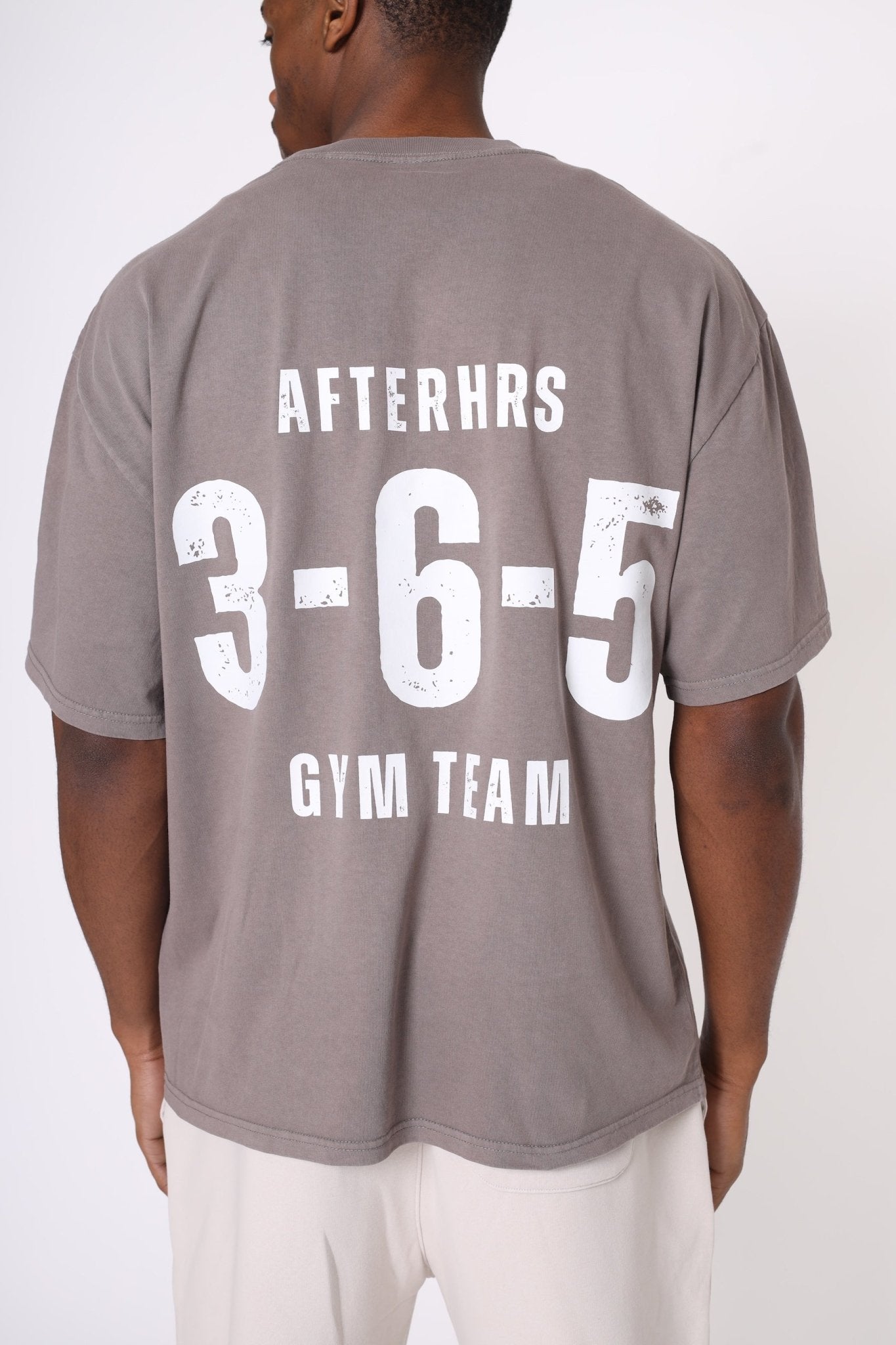 365 Gym Team Oversized Faded T-Shirt