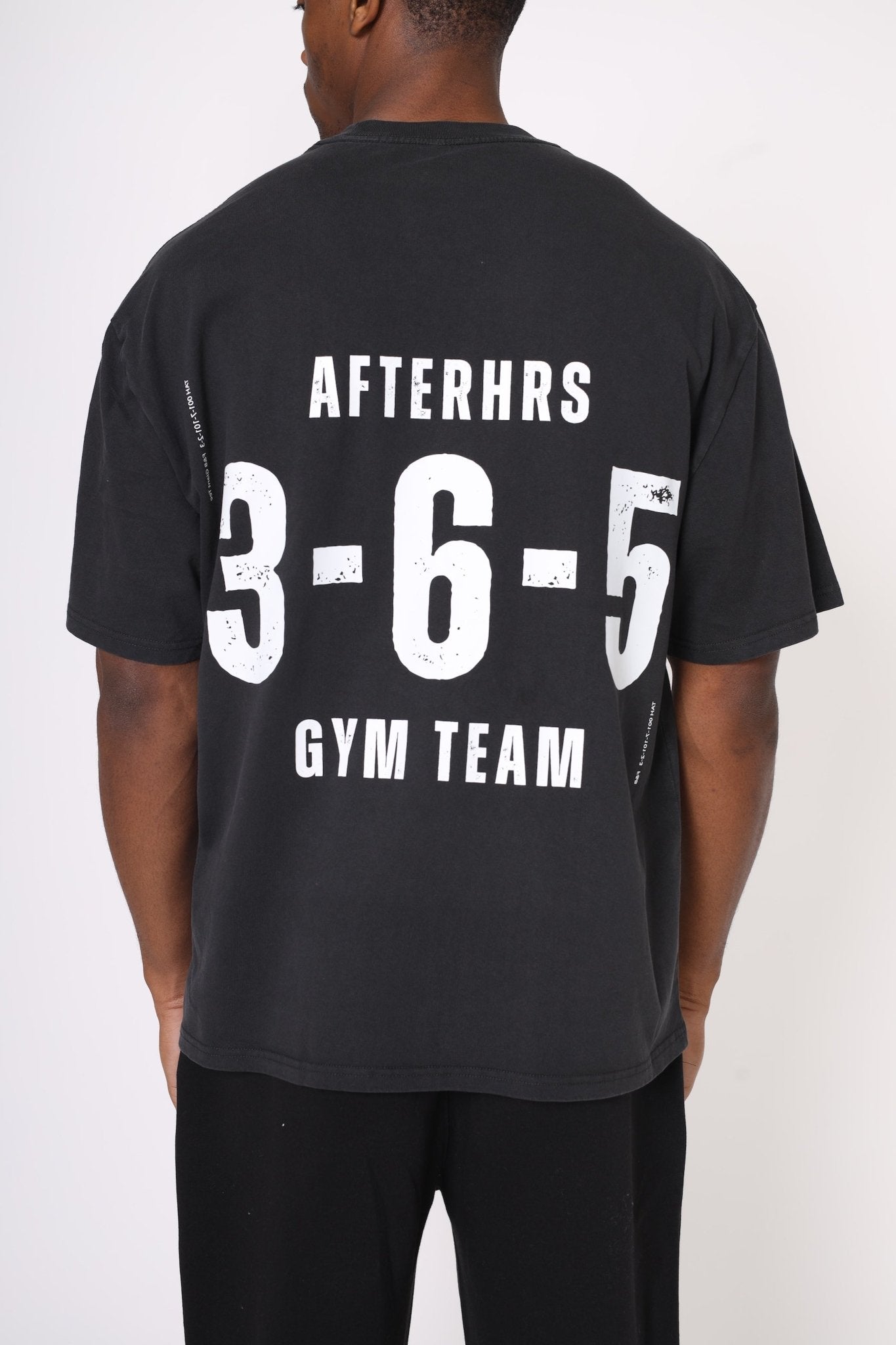 365 Gym Team Oversized Faded T-Shirt