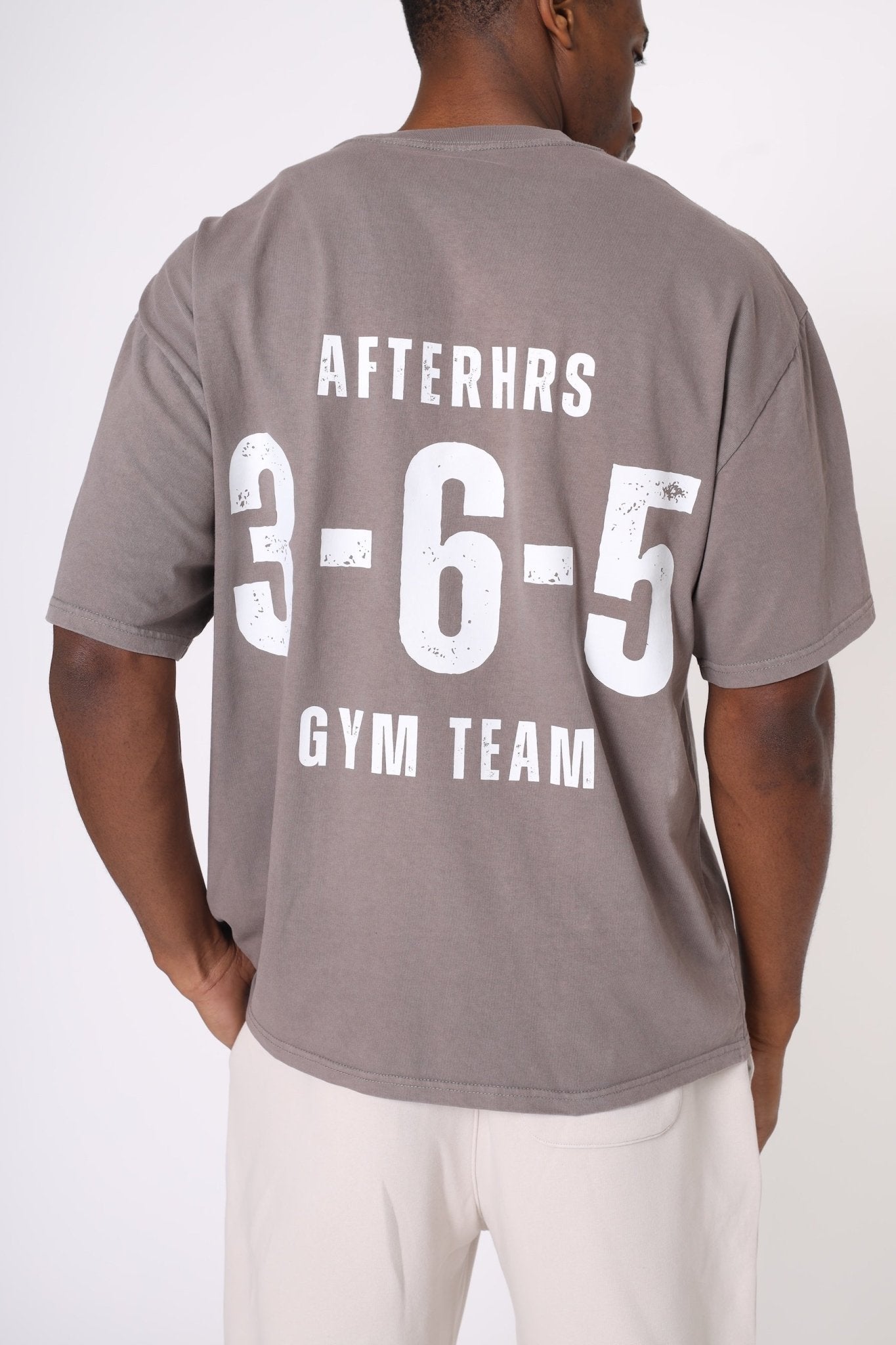 365 Gym Team Oversized Faded T-Shirt