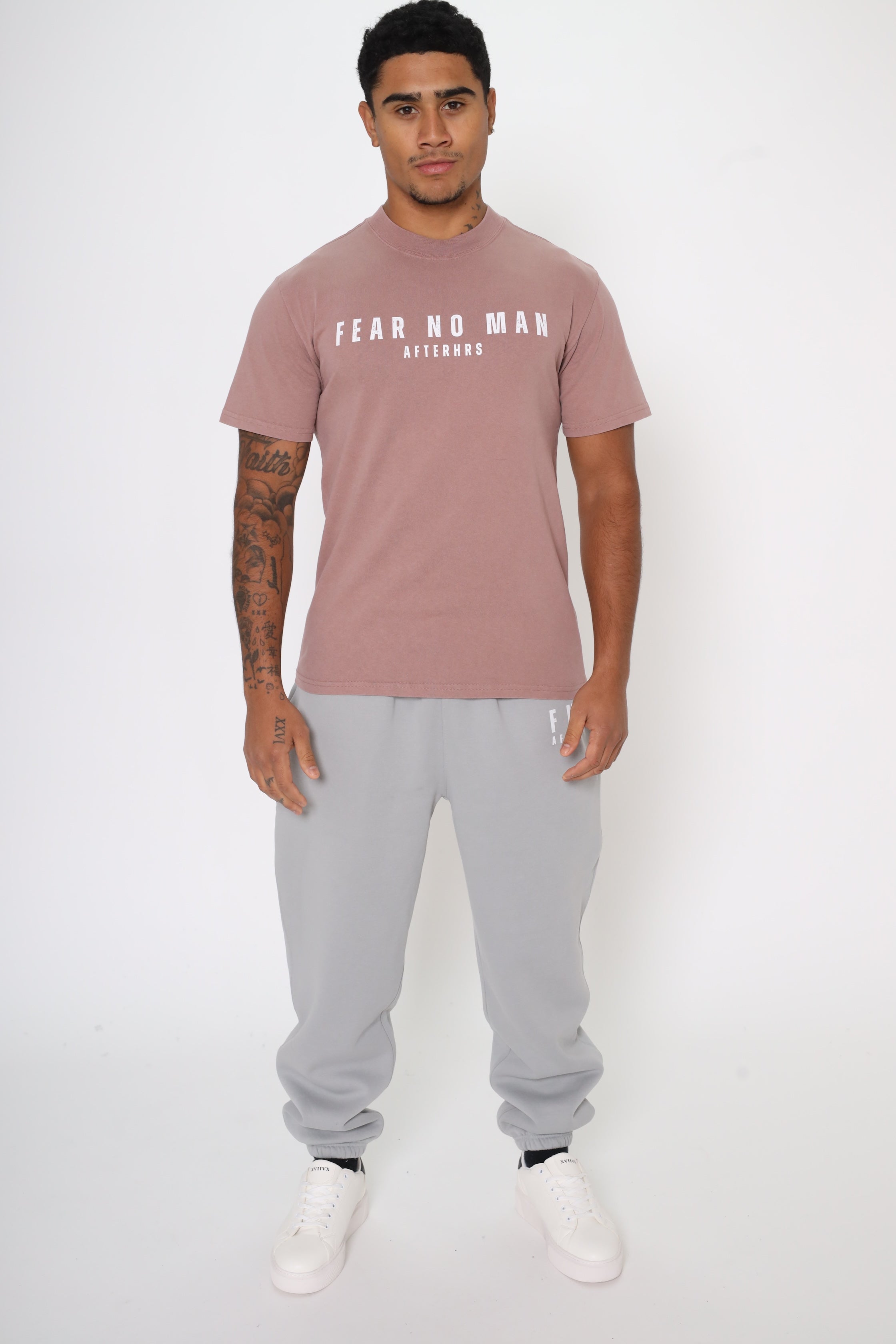 FNM Banner Logo Oversized Faded T-Shirt