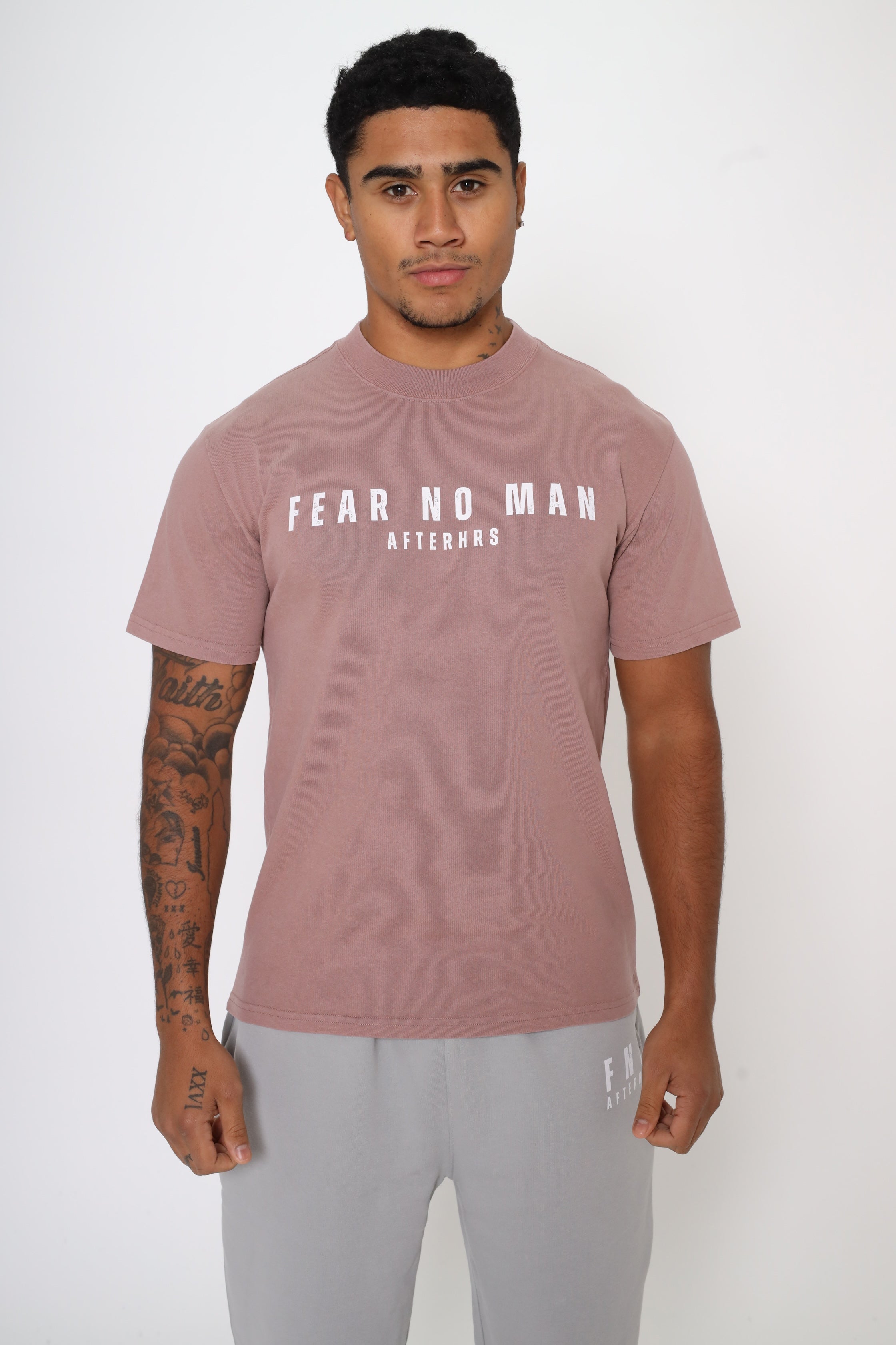 FNM Banner Logo Oversized Faded T-Shirt