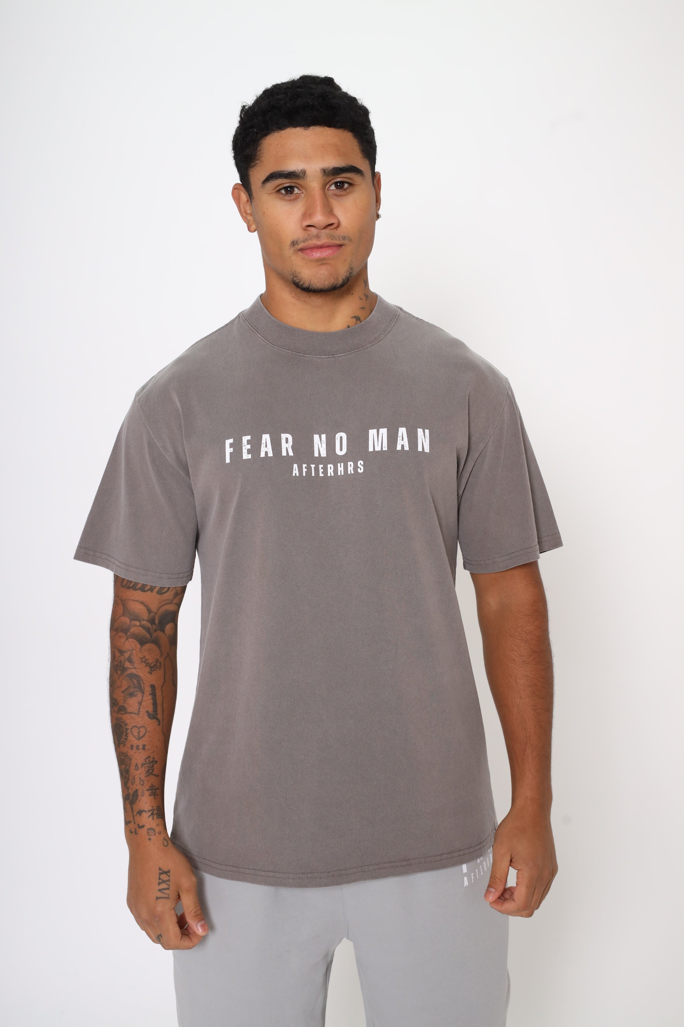 FNM Banner Logo Oversized Faded T-Shirt