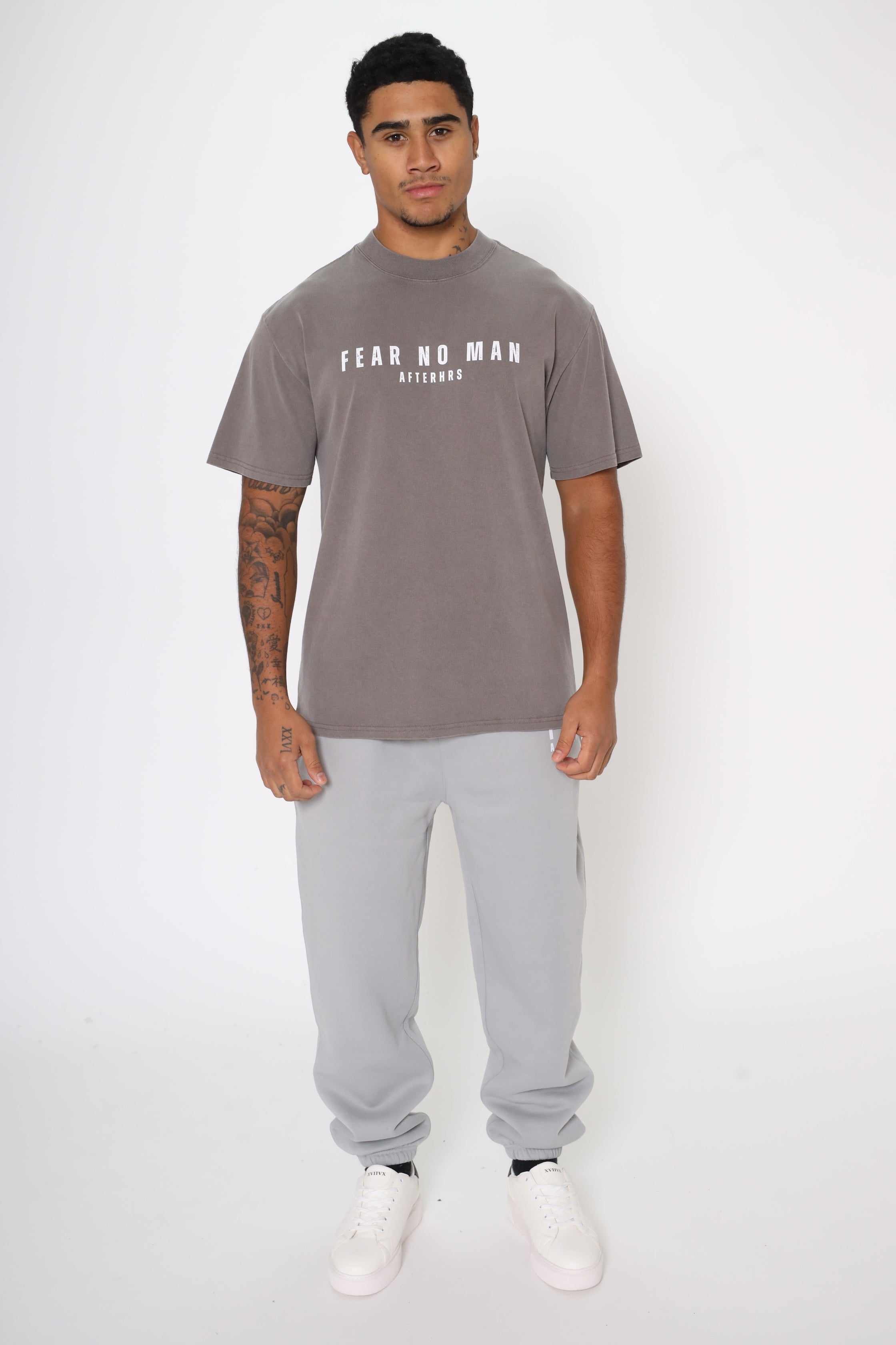 FNM Banner Logo Oversized Faded T-Shirt