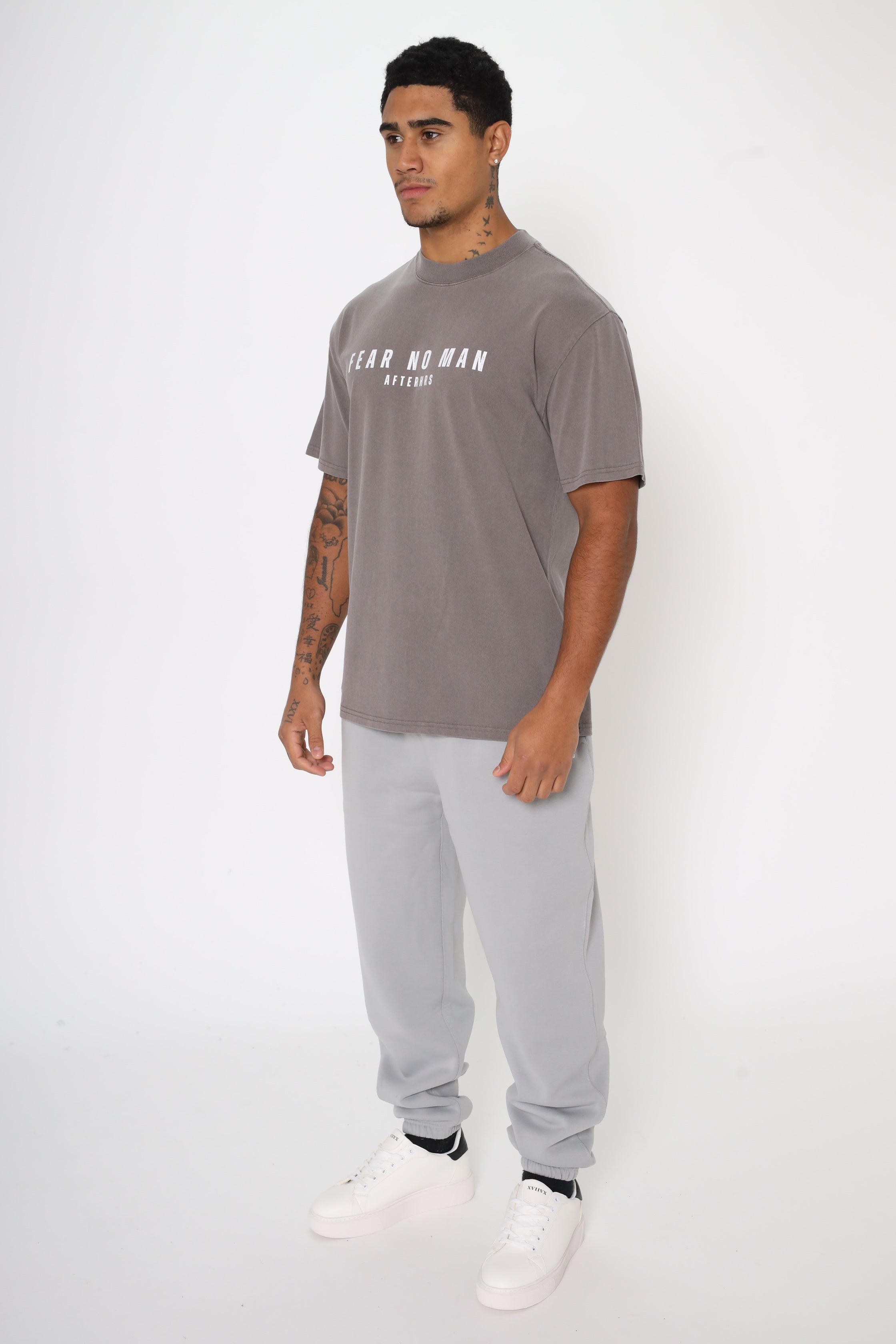 FNM Banner Logo Oversized Faded T-Shirt