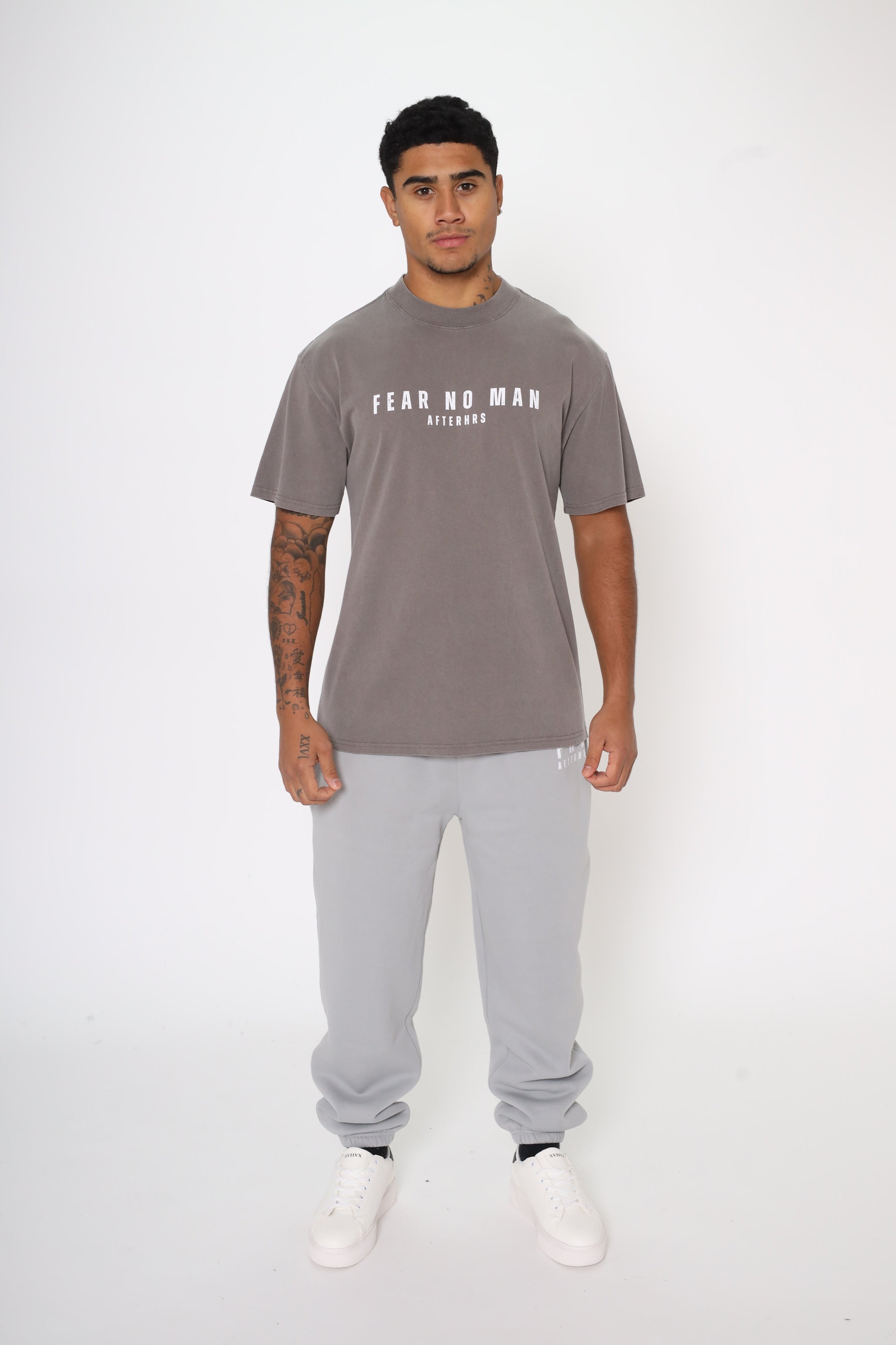 FNM Banner Logo Oversized Faded T-Shirt