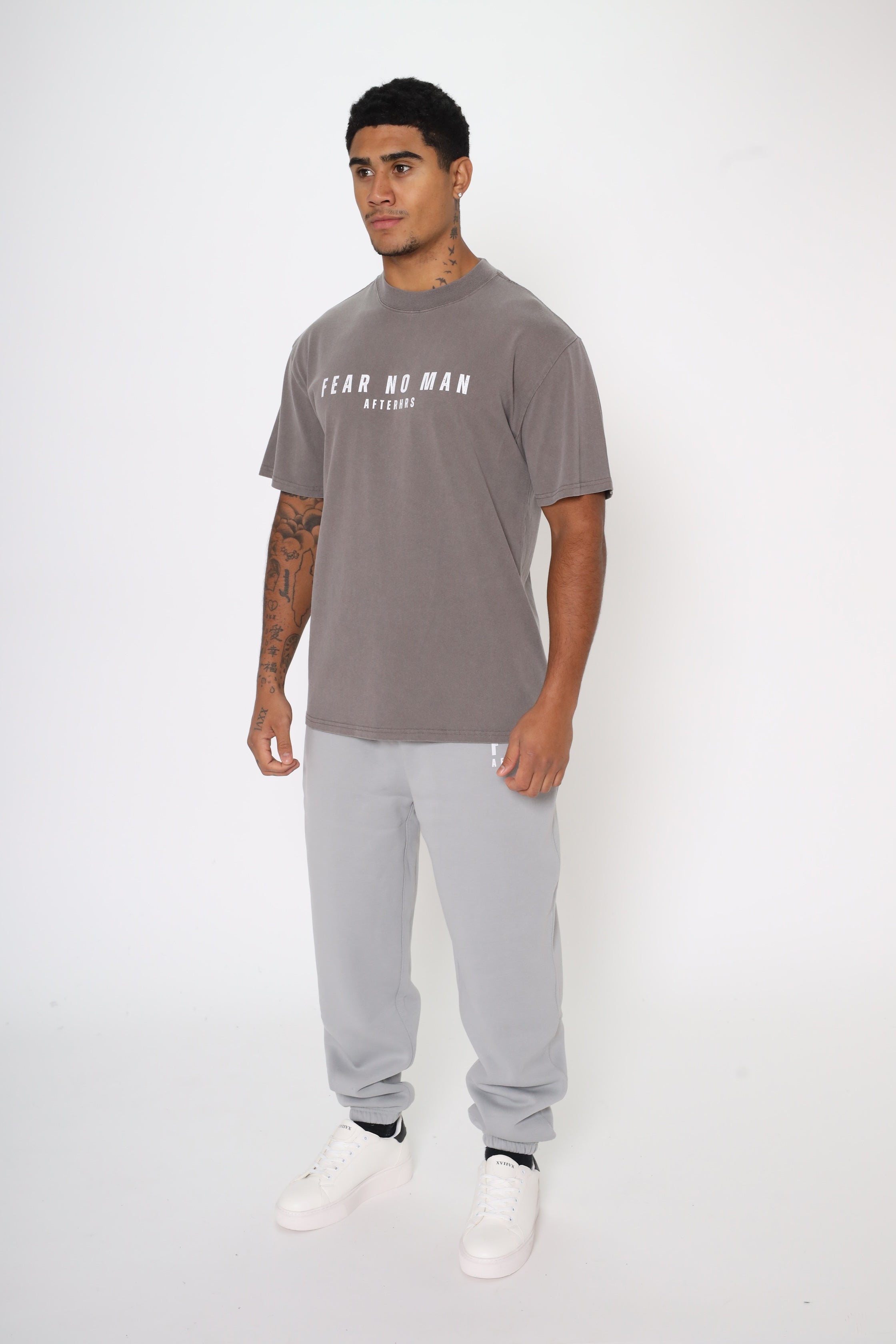 FNM Banner Logo Oversized Faded T-Shirt