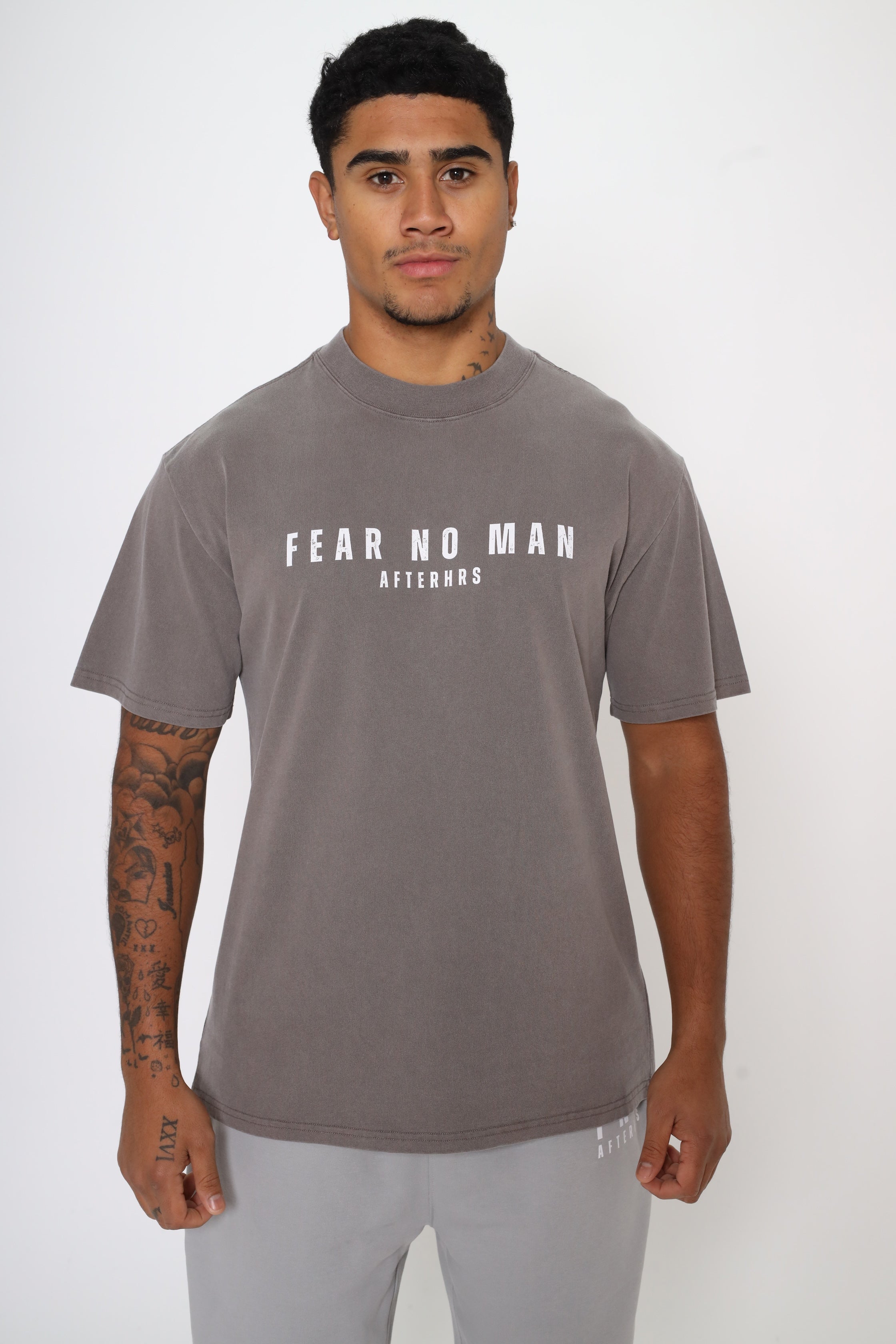 FNM Banner Logo Oversized Faded T-Shirt