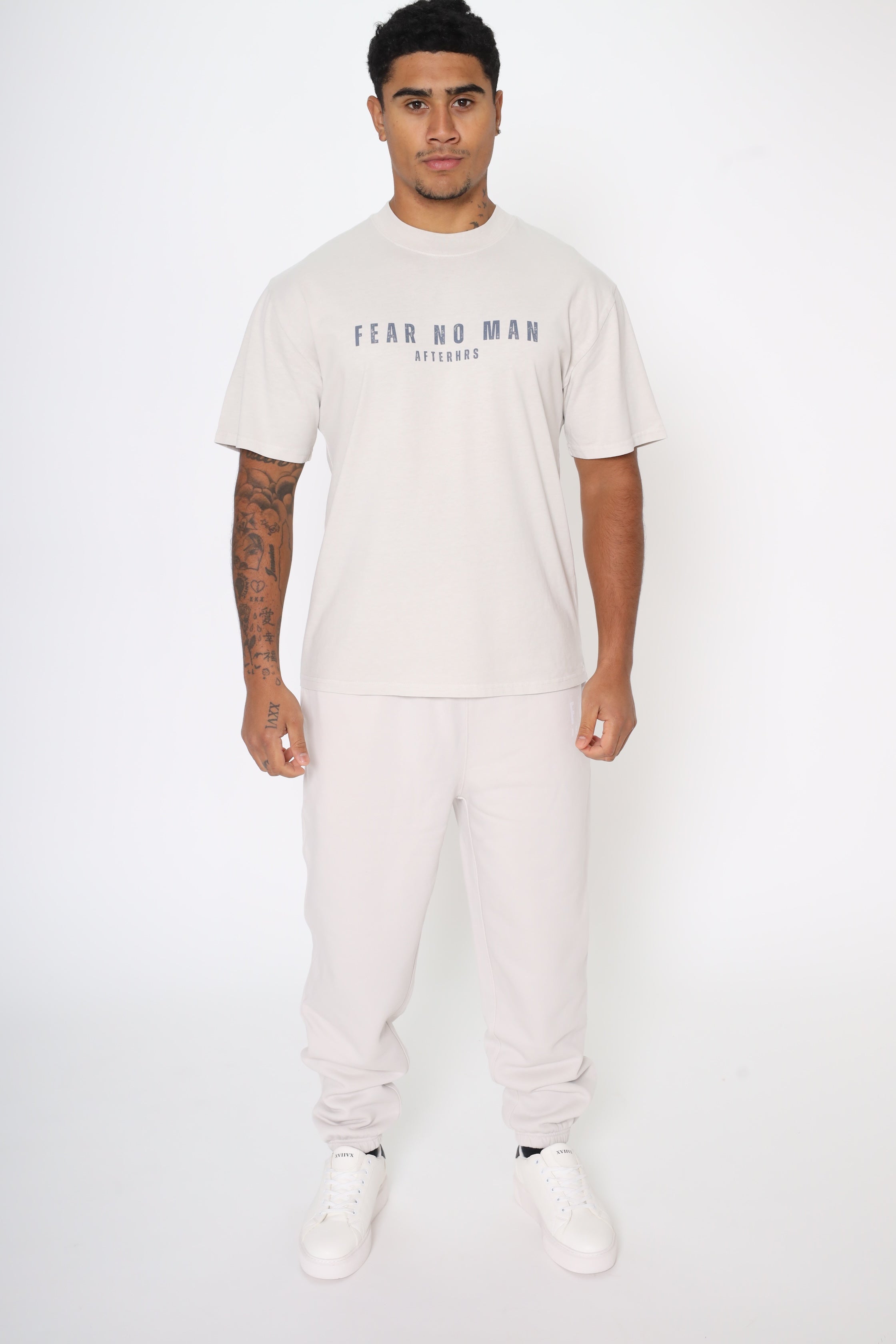 FNM Banner Logo Oversized Faded T-Shirt