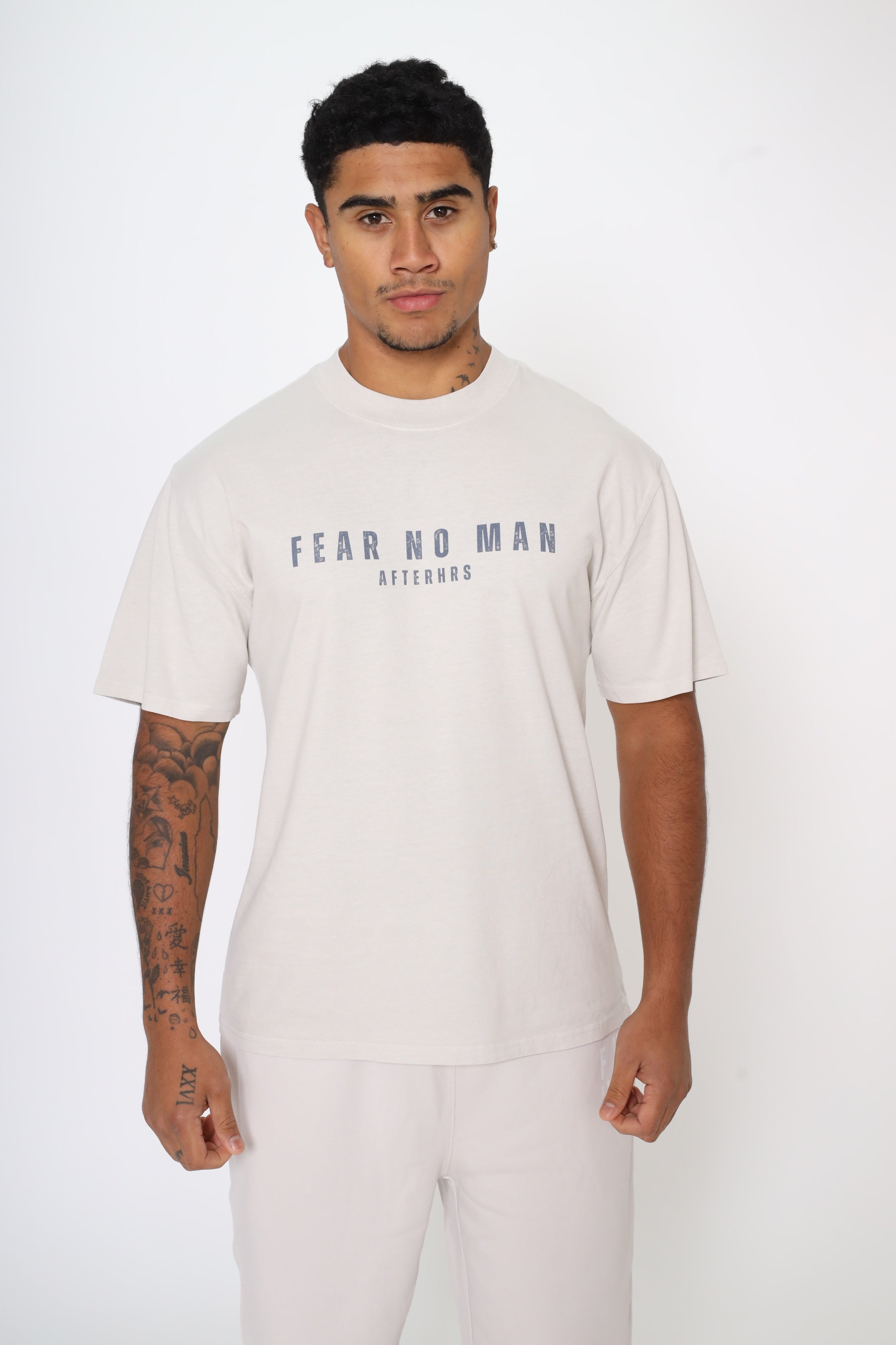 FNM Banner Logo Oversized Faded T-Shirt