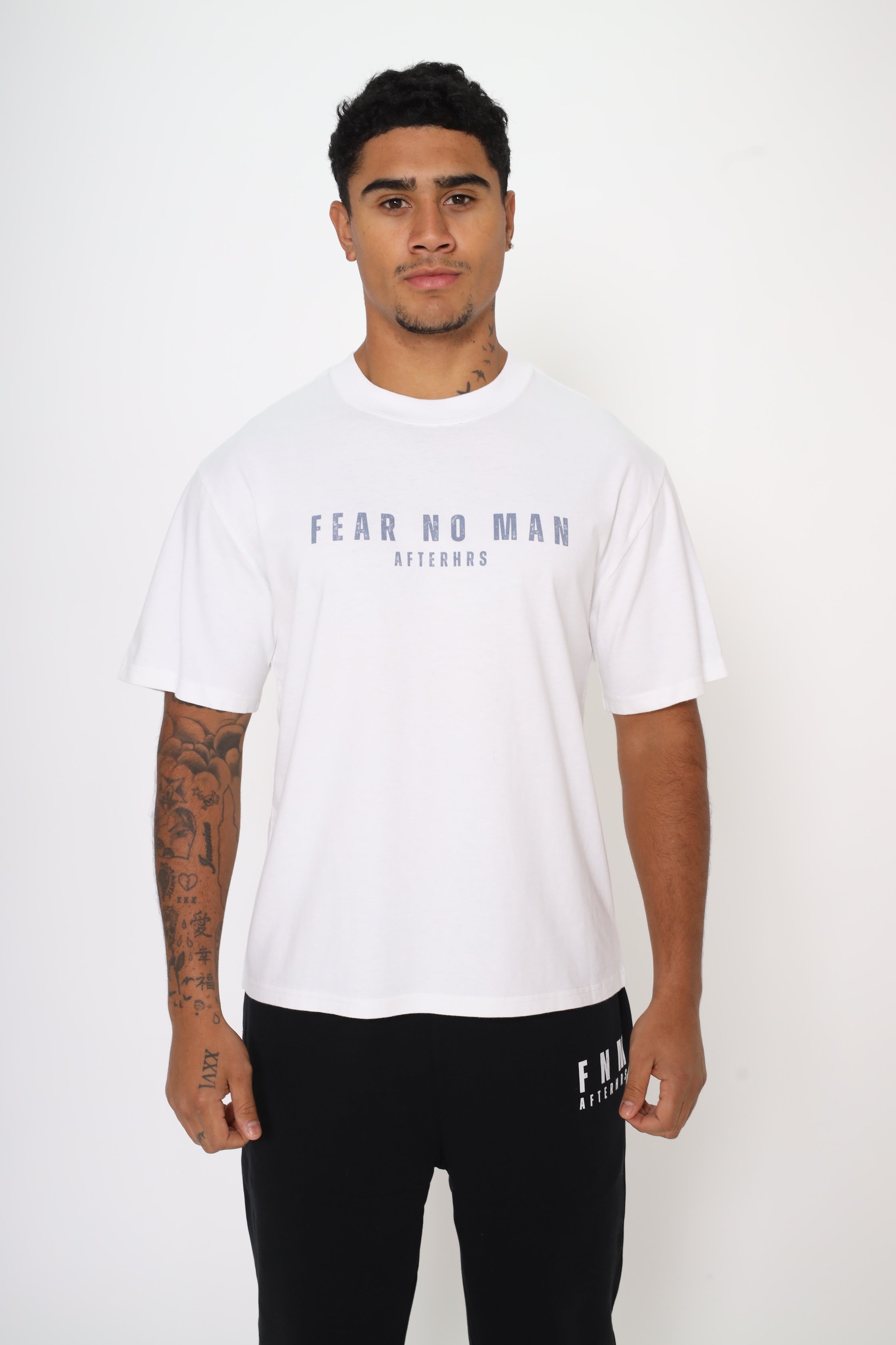 FNM Banner Logo Oversized Faded T-Shirt