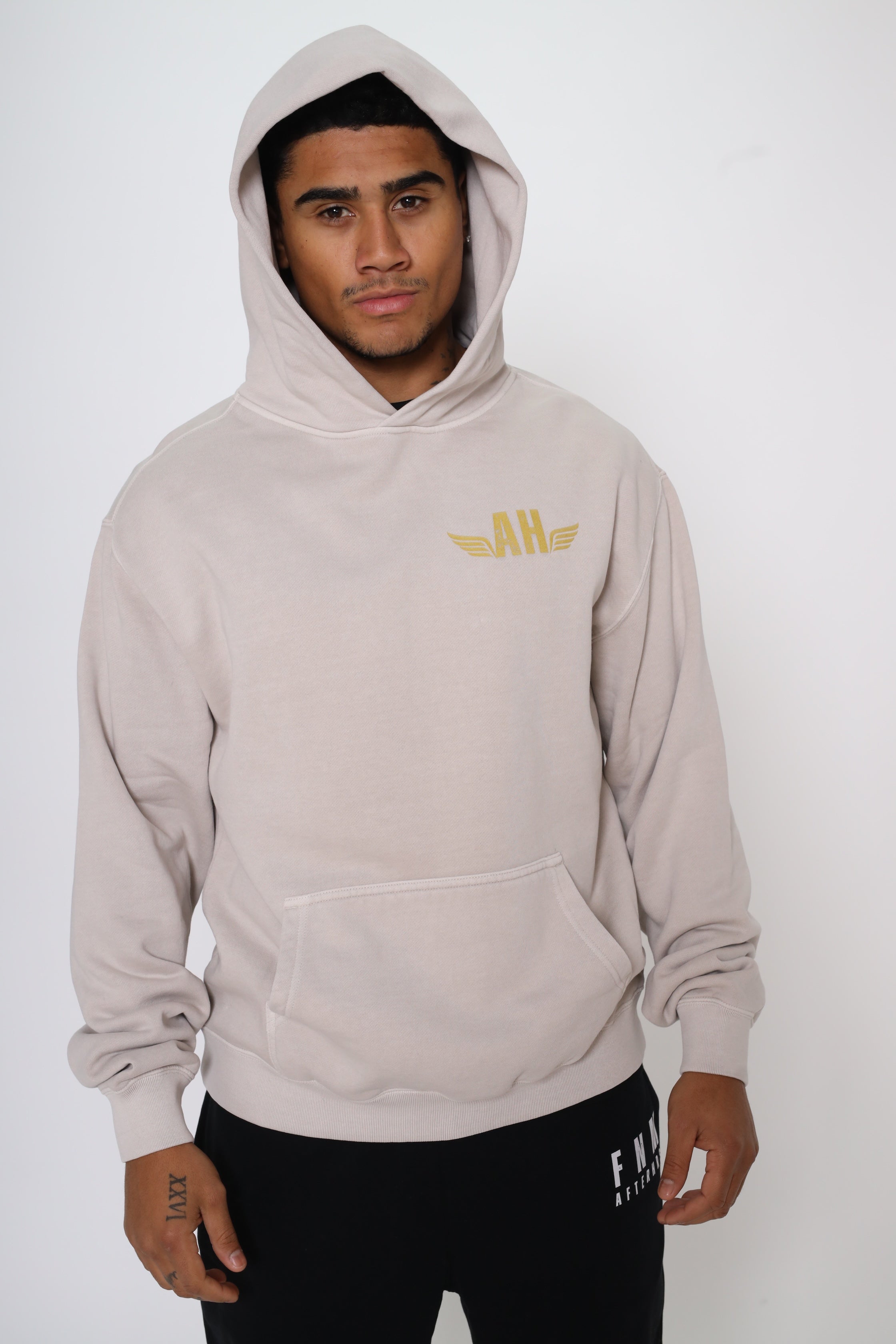 FNM Wings Faded Heavy Hoodie