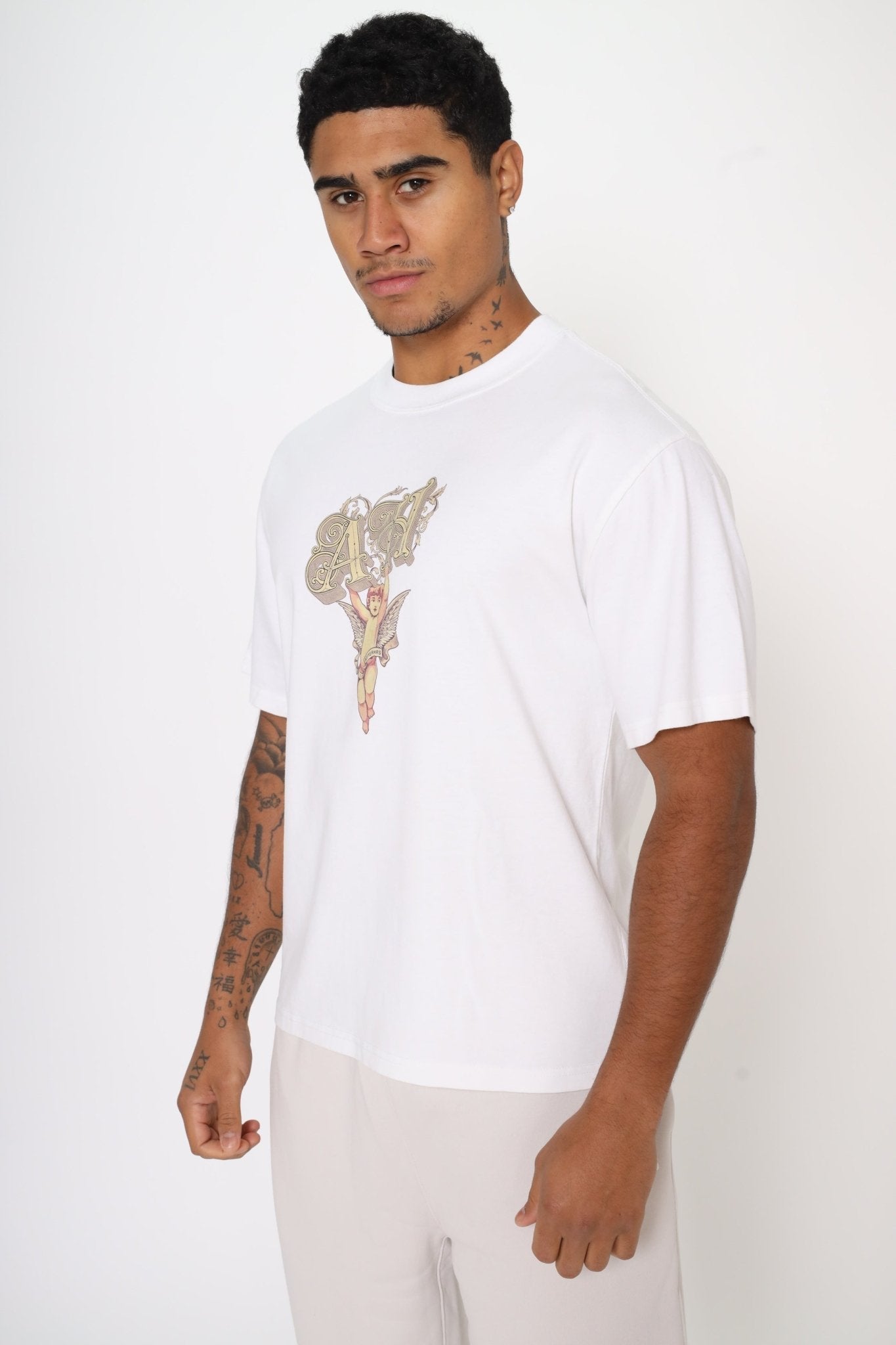 FNM Angel Heavy Faded T-Shirt - AfterhrsFNM Angel Heavy Faded T-ShirtAfterhrs