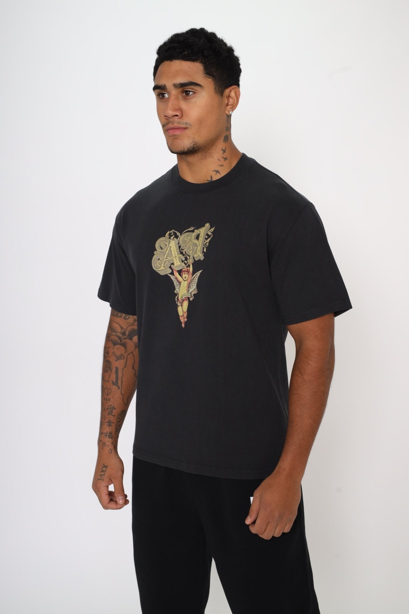 FNM Angel Heavy Faded T-Shirt - AfterhrsFNM Angel Heavy Faded T-ShirtAfterhrs