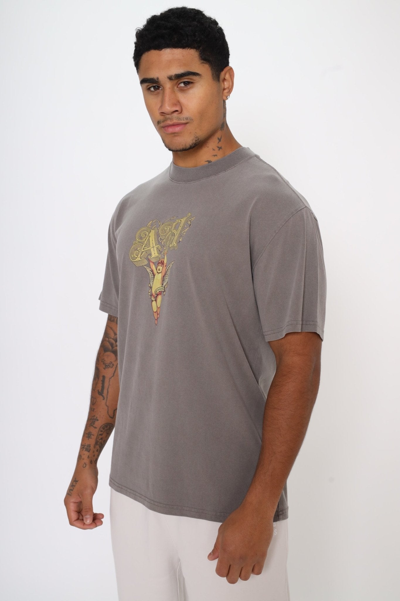 FNM Angel Heavy Faded T-Shirt - AfterhrsFNM Angel Heavy Faded T-ShirtAfterhrs