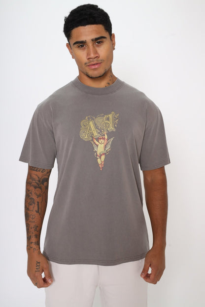 FNM Angel Heavy Faded T-Shirt - AfterhrsFNM Angel Heavy Faded T-ShirtAfterhrs