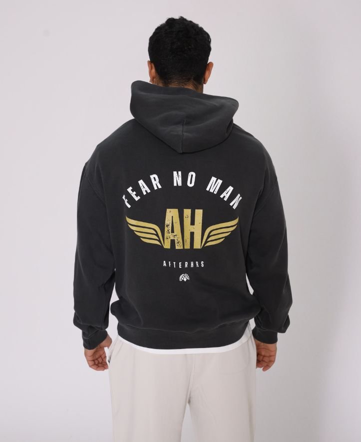 FNM Wings Faded Heavy Hoodie