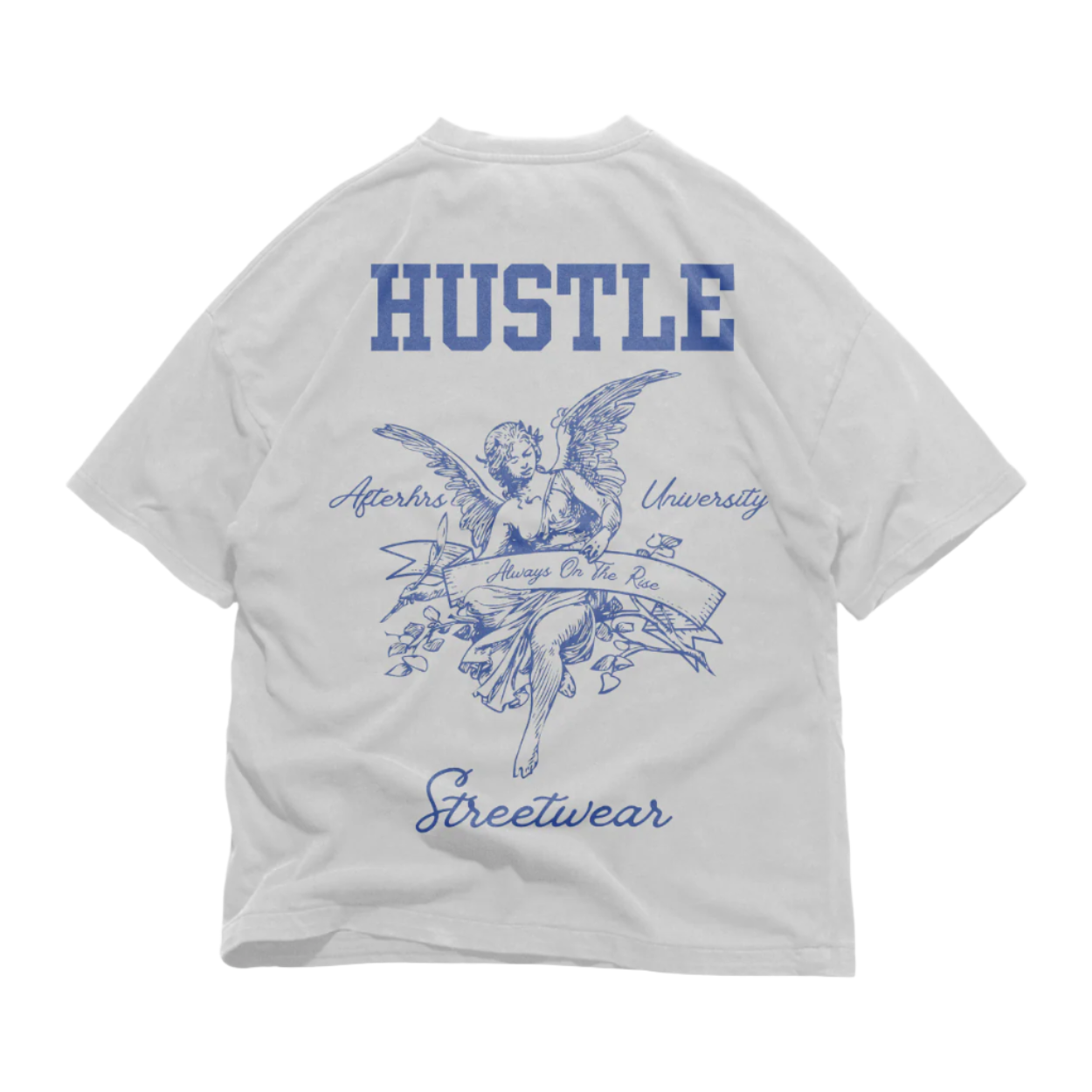 Hustle Oversized Faded T-Shirt