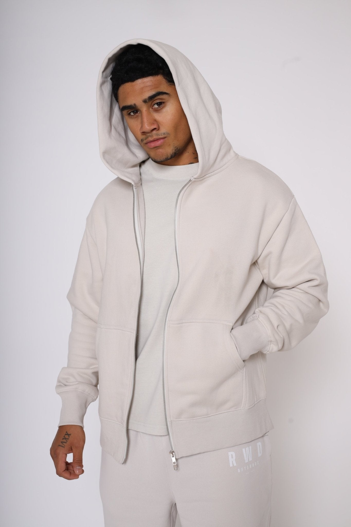 RWD Signature Block Heavy Zip Hoodie - AfterhrsRWD Signature Block Heavy Zip HoodieAfterhrs