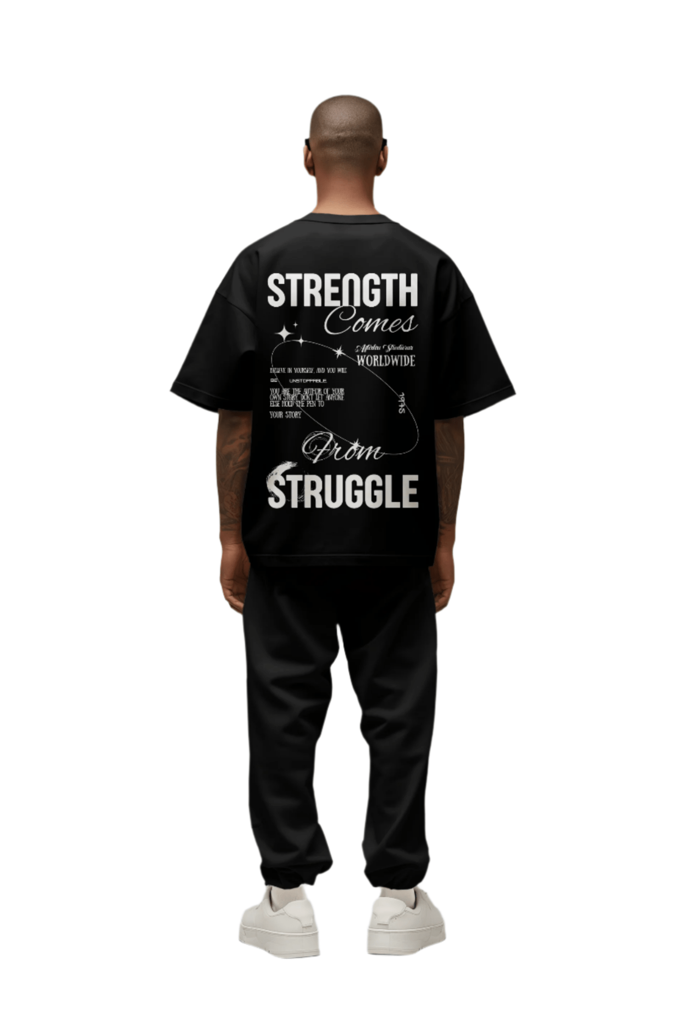 Strength Oversized Faded T-Shirt